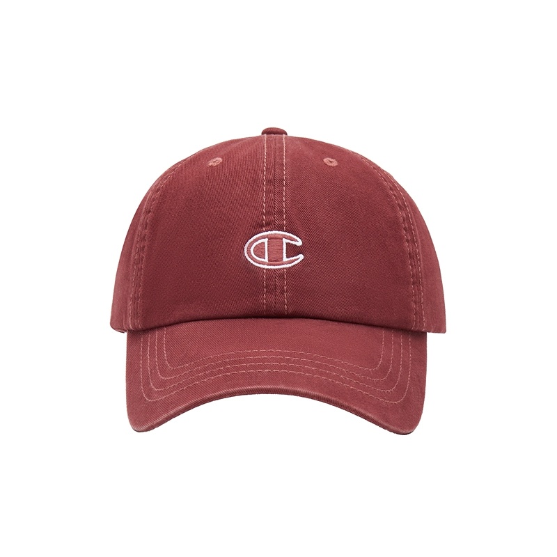 

Champion Хлопковая бейсболка унисекс, Dark Red-25