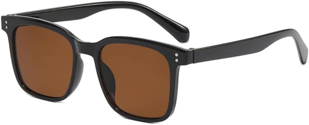 

Солнцезащитные очки с защитой от УФ-излучения UV400 | Линзы Rivet Punk желто-зеленого цвета | Для женщин и мужчин, для занятий спортом на открытом воздухе и вождения DSVIGF, Black-brown