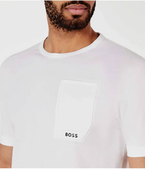 Футболка в стиле «городской технологии» Regular fit Boss Green, белый — фото 4