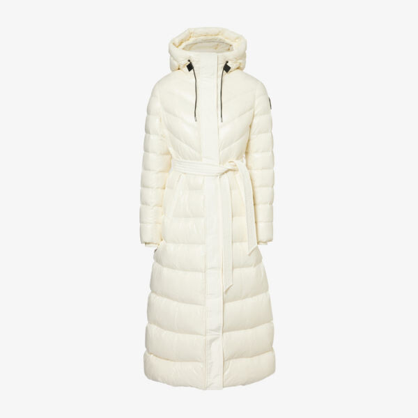 

Куртка Calina с капюшоном, прямого кроя, из переработанного нейлона Mackage, бежевый