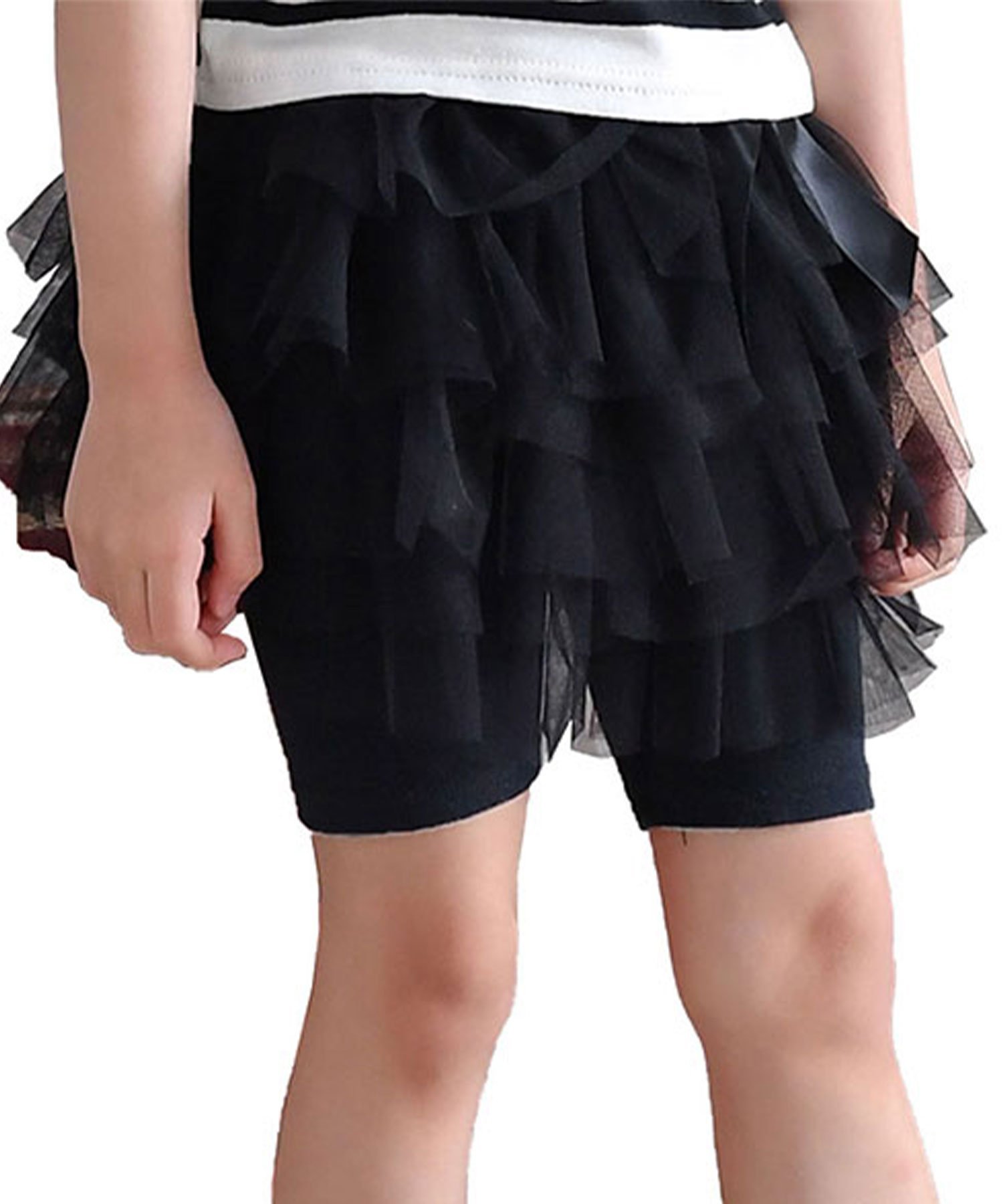 Юбки-пачки из тюля с лентами, леггинсы для девочек, пчелки Bee, All tutu black