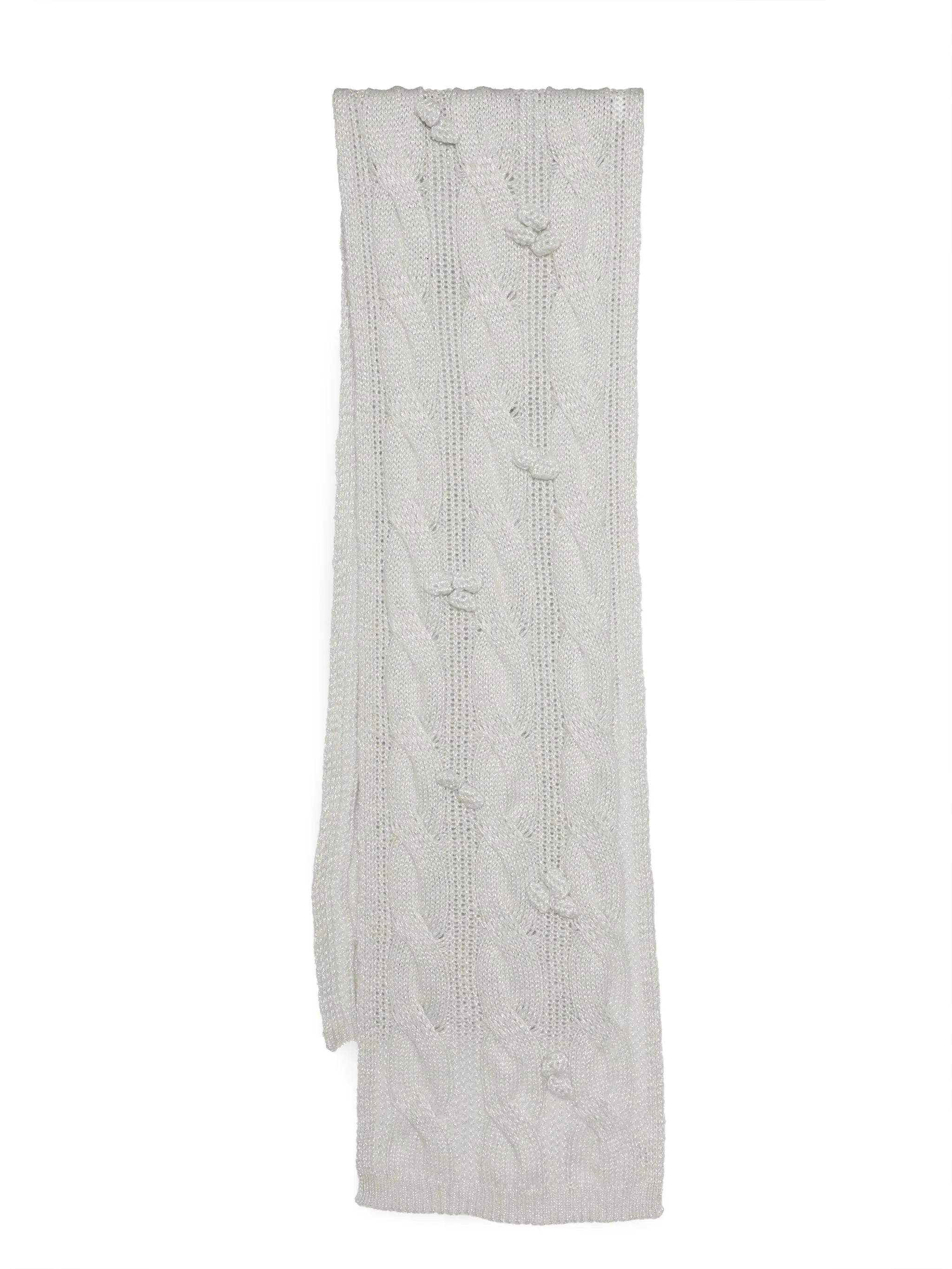 

Шарф фактурной вязки Onefifteen, серый