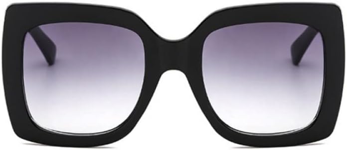 

Квадратные солнцезащитные очки 2027 для женщин, зеркальные солнцезащитные очки в винтажном стиле для вечеринок, женские очки с защитой от УФ-излучения UV400 MTZJH, Black