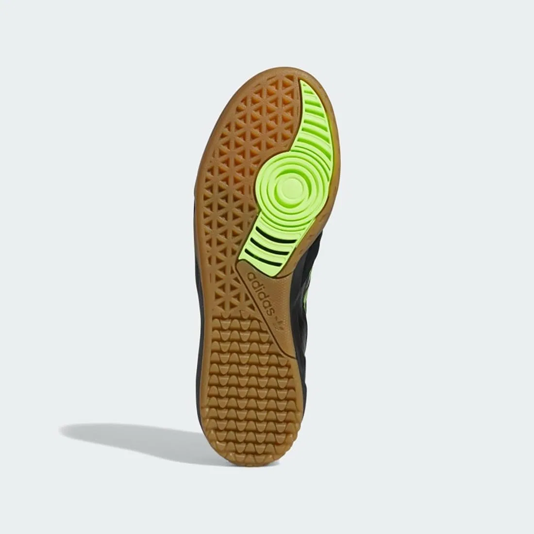 Кроссовки для скейтбординга adidas, цвет Black/Signal Green/Gum — фото 4