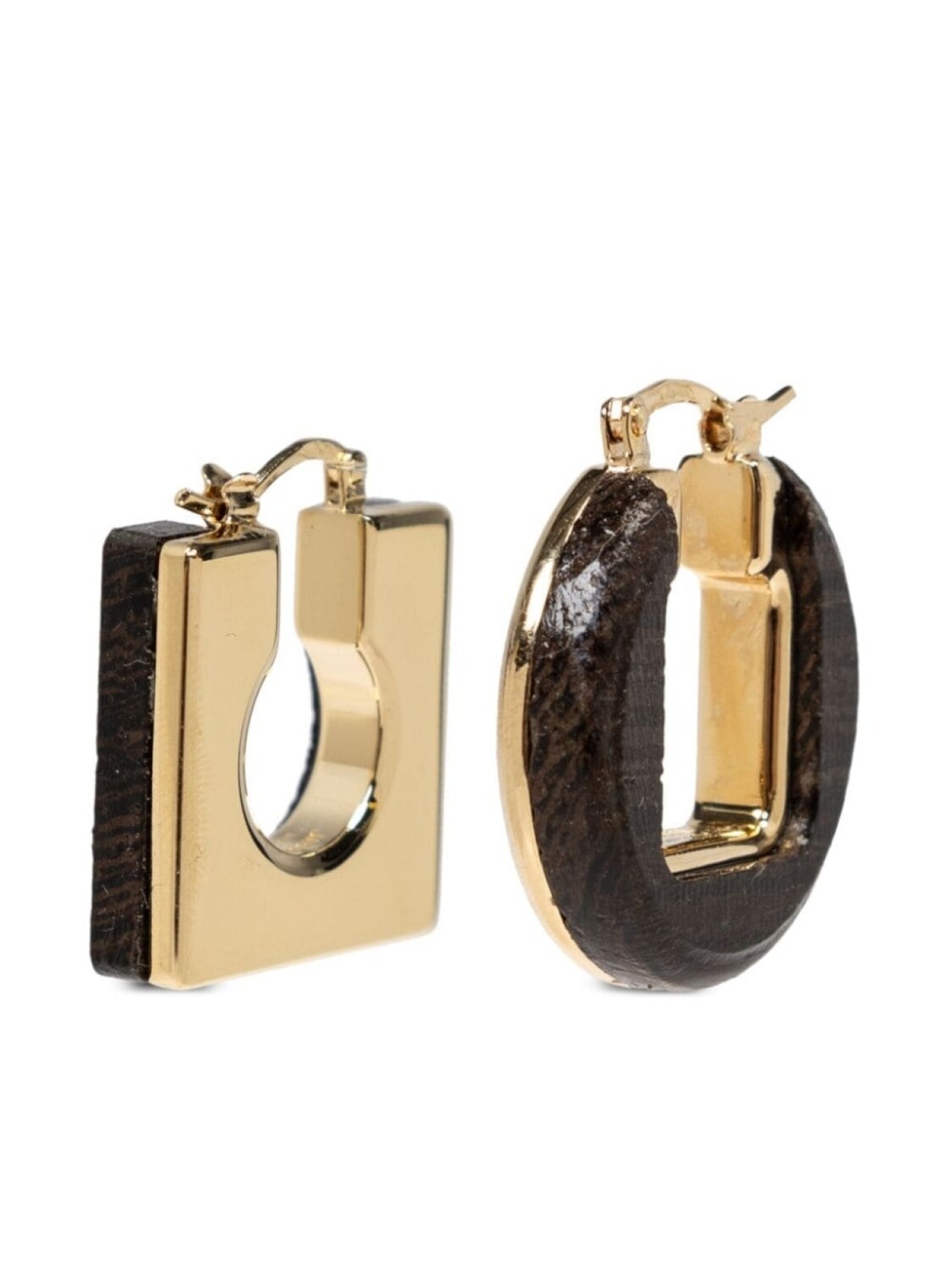 

Серьги Les boucles Rond Carré Jacquemus, золотой