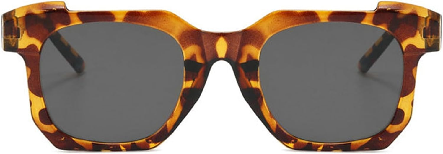 

Винтажные солнцезащитные очки Helena Polygon Square для женщин, модные солнцезащитные очки UV400, овальные, черные с коричневыми градиентными линзами, мужские солнцезащитные очки в стиле панк, C5