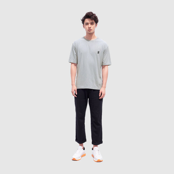 Футболка Burberry Men's Monogram Motif Specific Logo Cotton Short Sleeve, серый — фото 4