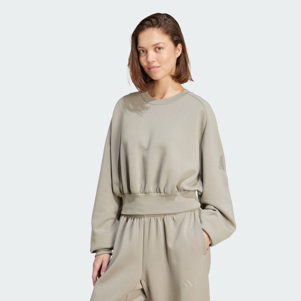 Свободная толстовка Soft Lux Adidas, green