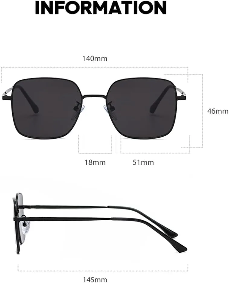 

Металлические сверхлегкие женские солнцезащитные очки, модный тренд, для вождения, путешествий, повседневной носки, мужские солнцезащитные очки HHZZYVY, Silver Blue