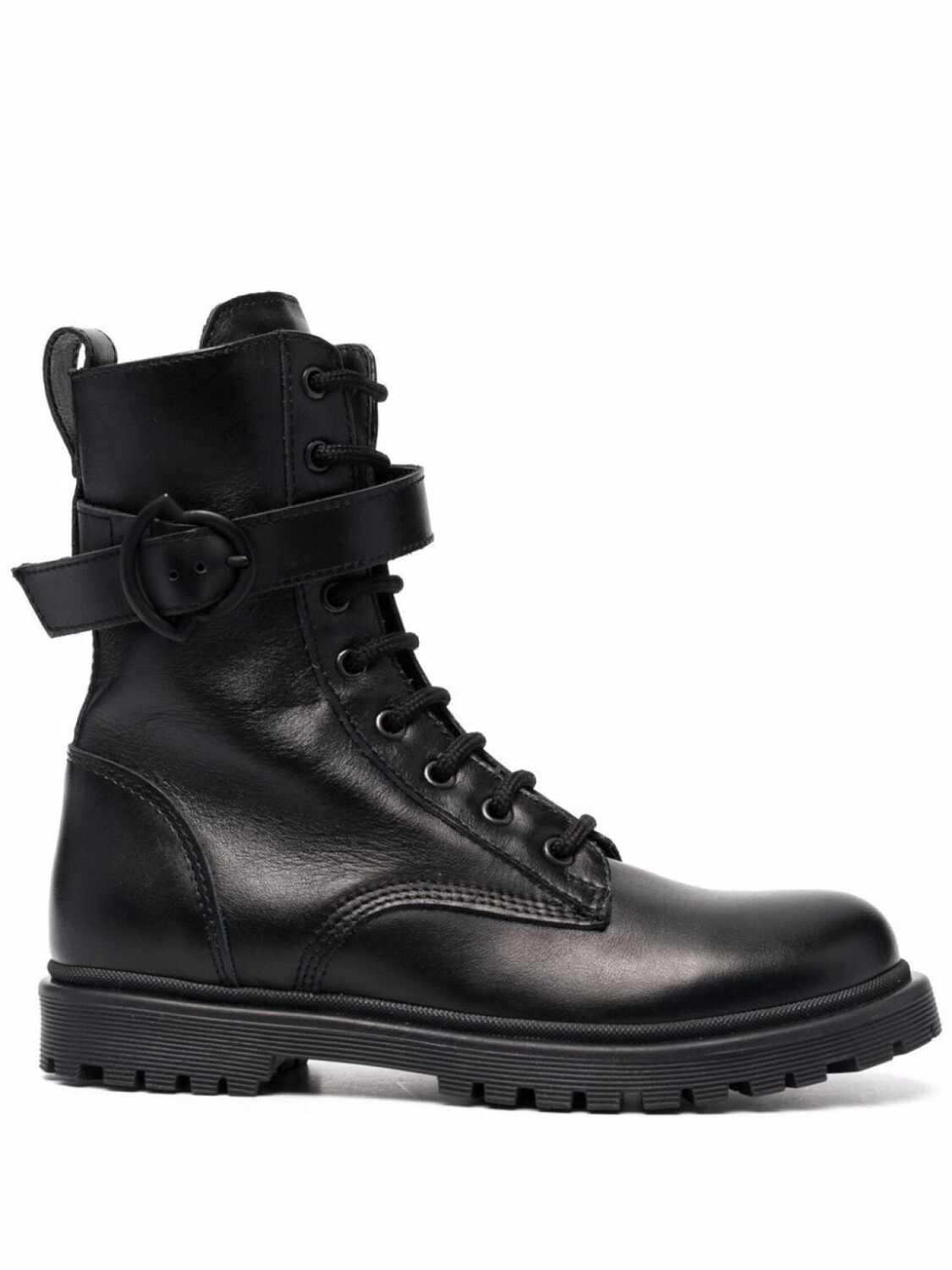 

Moncler Enfant ботинки Carinne в стиле милитари, черный