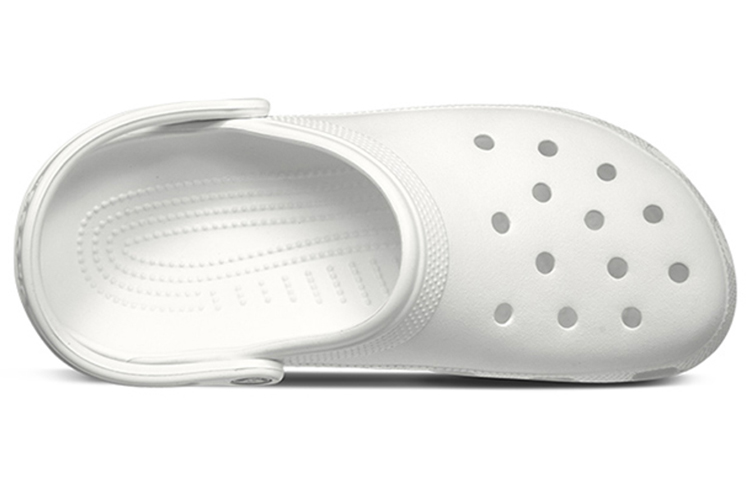 Crocs Классические клоги белые женские, цвет White — фото 4