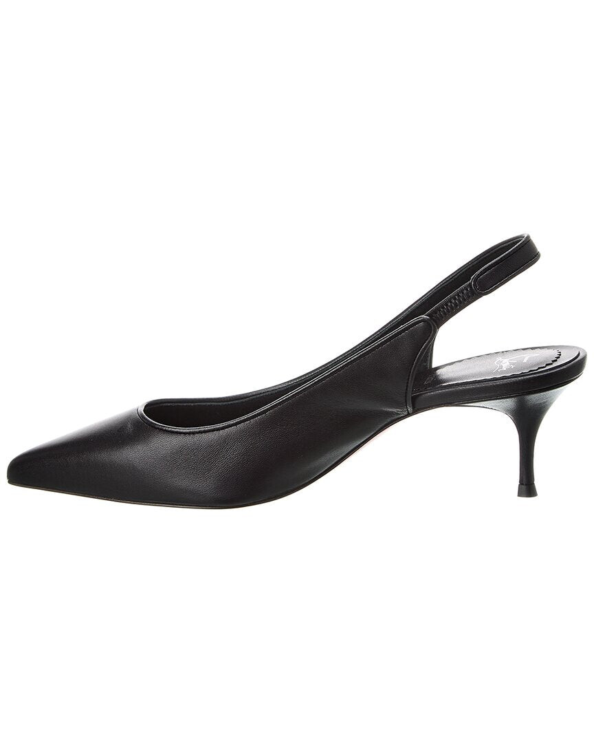 

Christian Louboutin Sporty Kate 55 Кожаные туфли с ремешком на пятке, черный