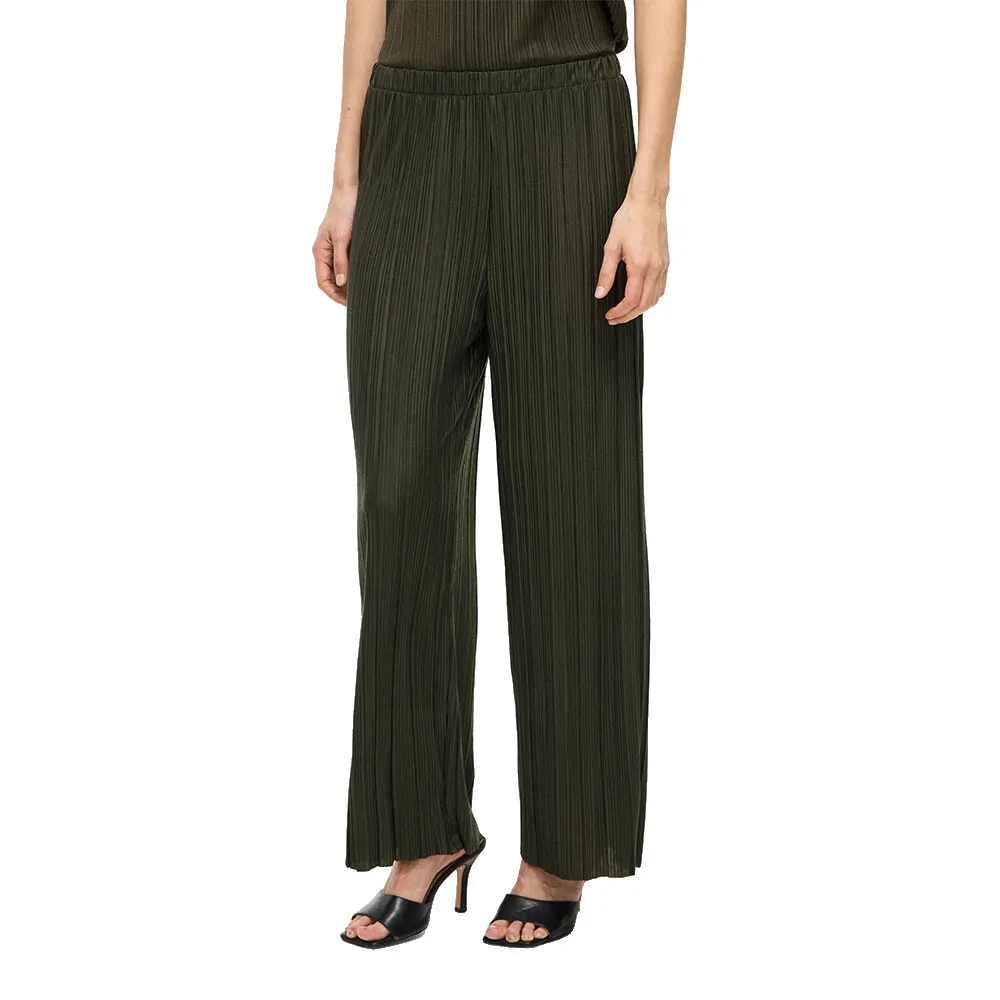 

Брюки с высокой талией Vila Plisa Loose Fit, зеленый