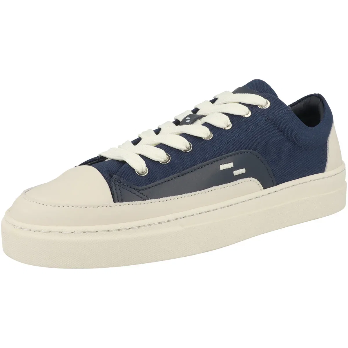 Кроссовки низкие Riviera из кожи и льна FILLING PIECES синий — фото 4