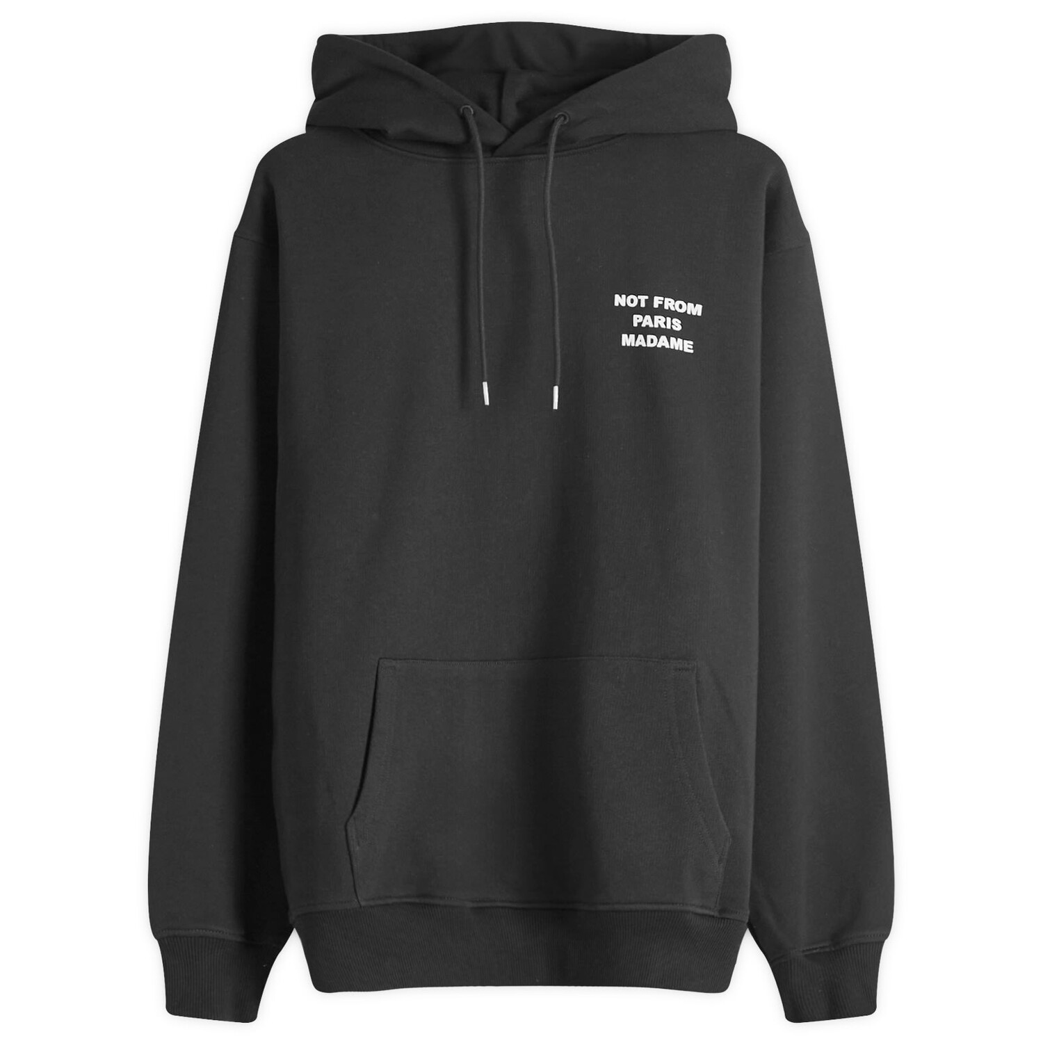 

Худи Drôle De Monsieur Not Form Paris Madame Slogan Hoodie, черный