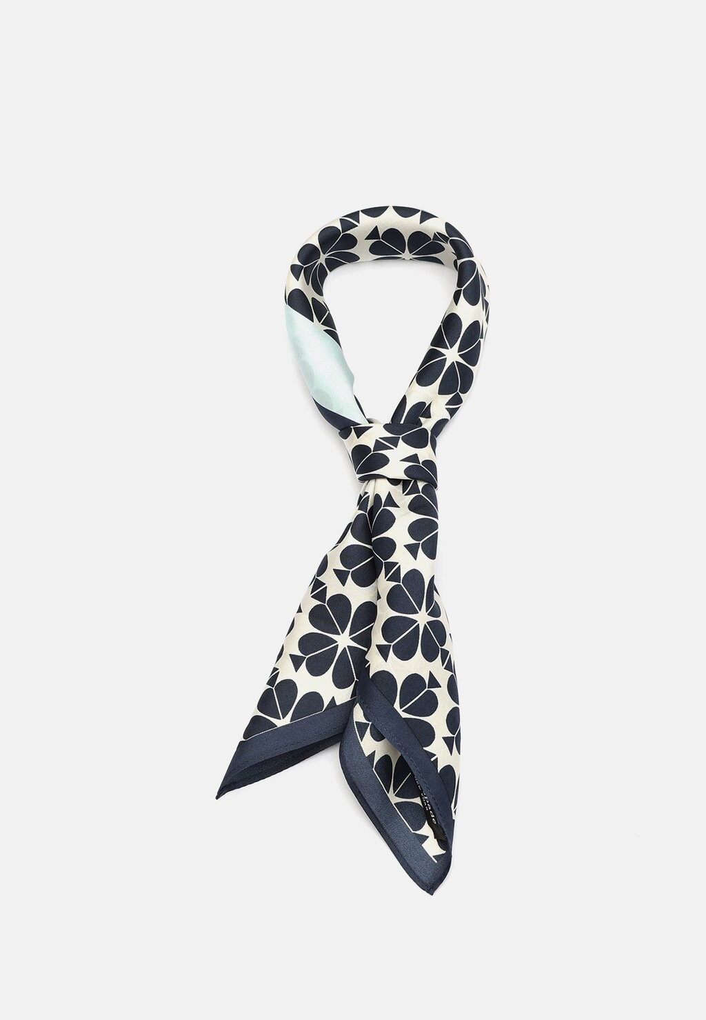 

Шелковый шарф Flower Stripe kate spade new york, синий