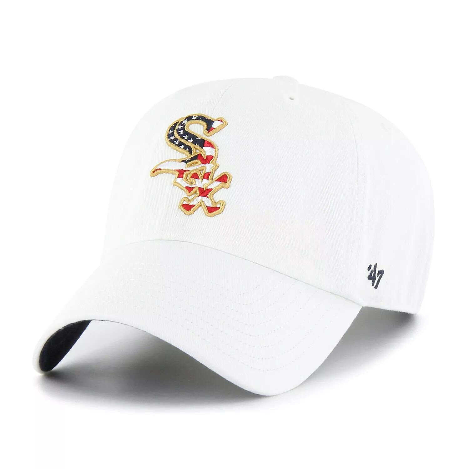

Мужская регулируемая кепка White Chicago White Sox Homeland '47 White Up