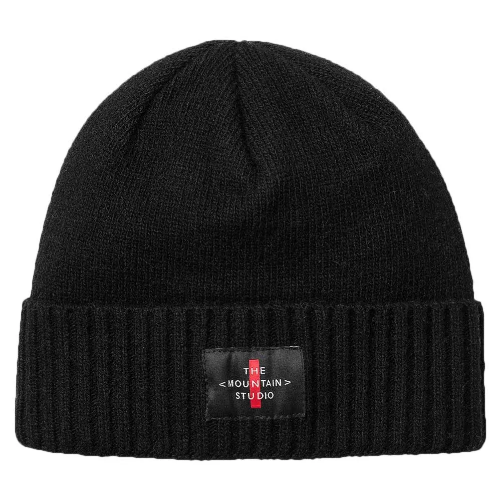 

Шапка The Mountain Studio Cashmere mix cross logo, черный