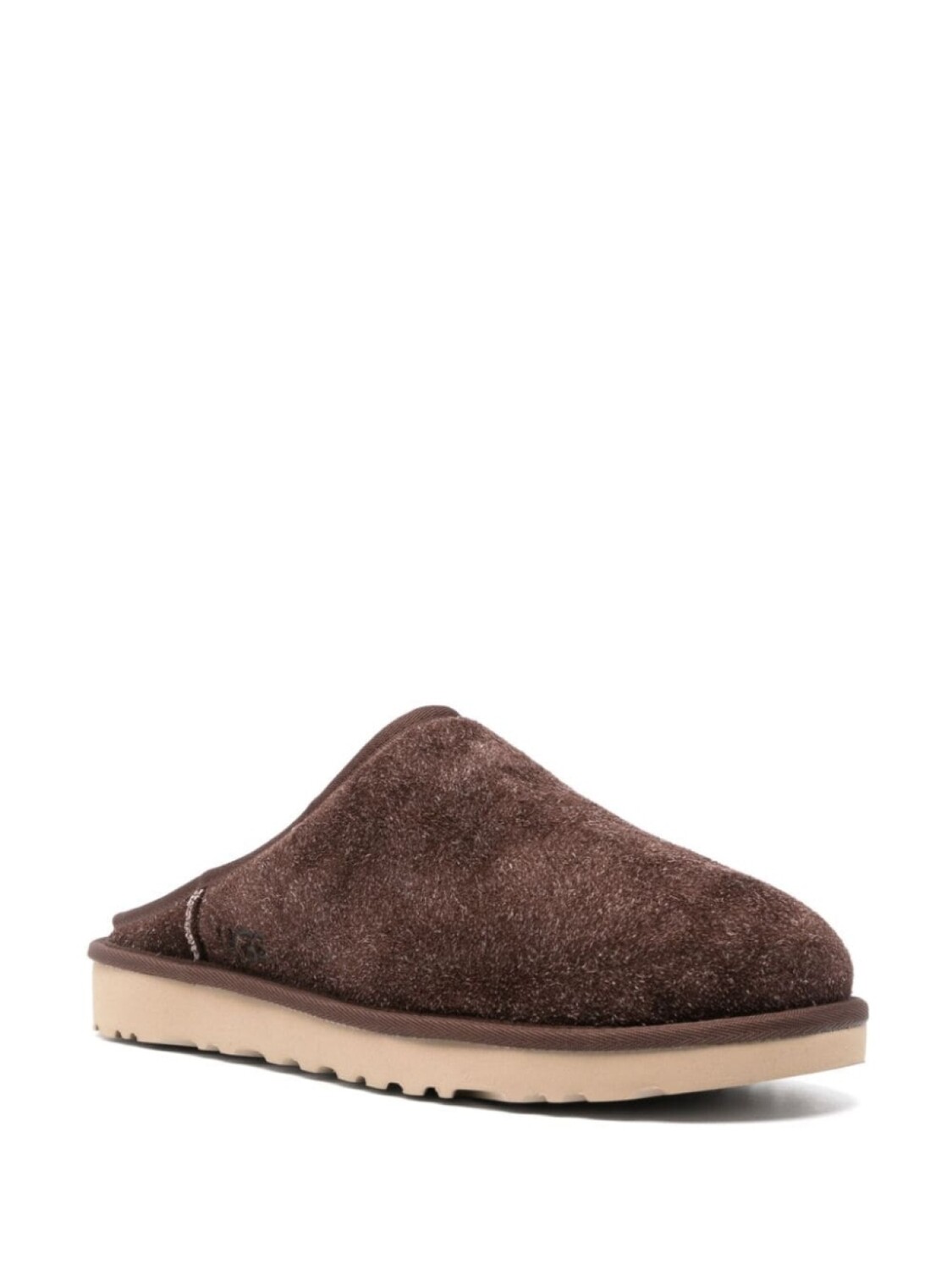 Мохнатые тапочки UGG, коричневый — фото 2