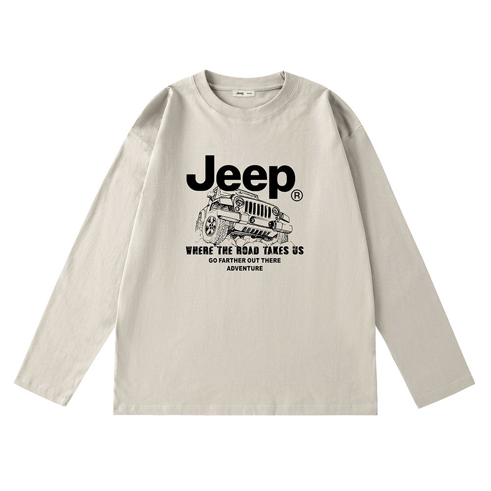 

Футболка Unisex Crew Neck Moderate Straight Fit Jeep, gull серый