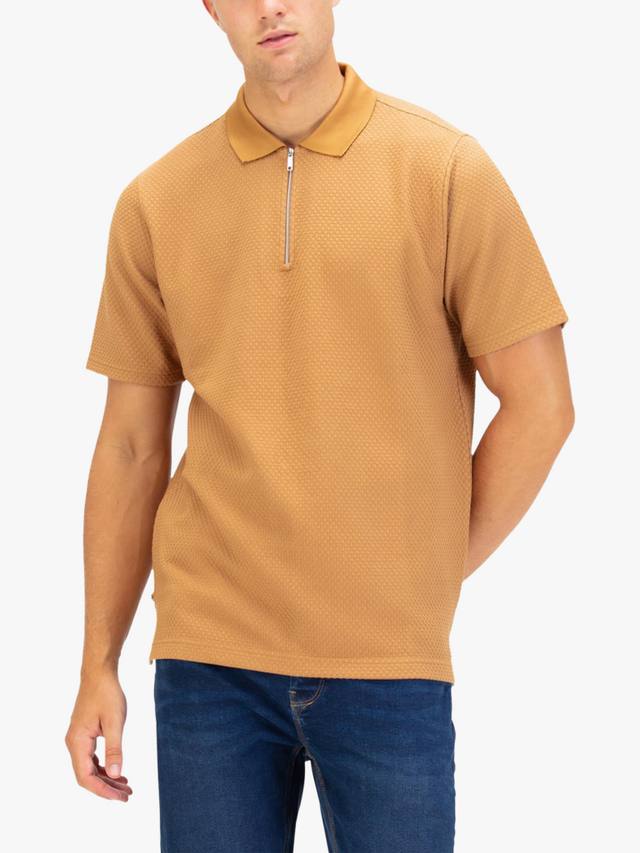 

Полузастёгивающаяся поло LUKE 1977, French Mustard