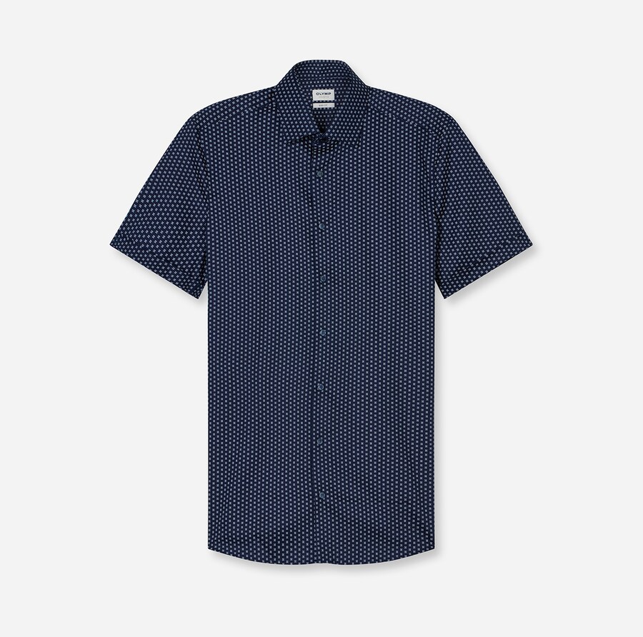 

Рубашка делового кроя Slim Fit OLYMP, цвет marine blue/Light blue