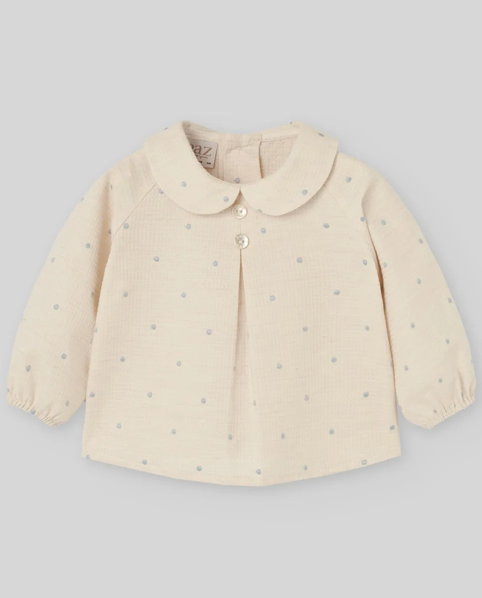 

Детская блузка с вышивкой, коллекция Радость PAZ Rodríguez, бежевый