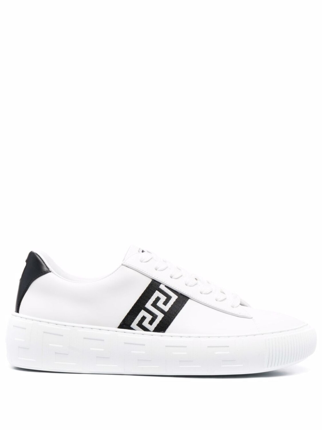 

Versace кеды с узором Greca, белый