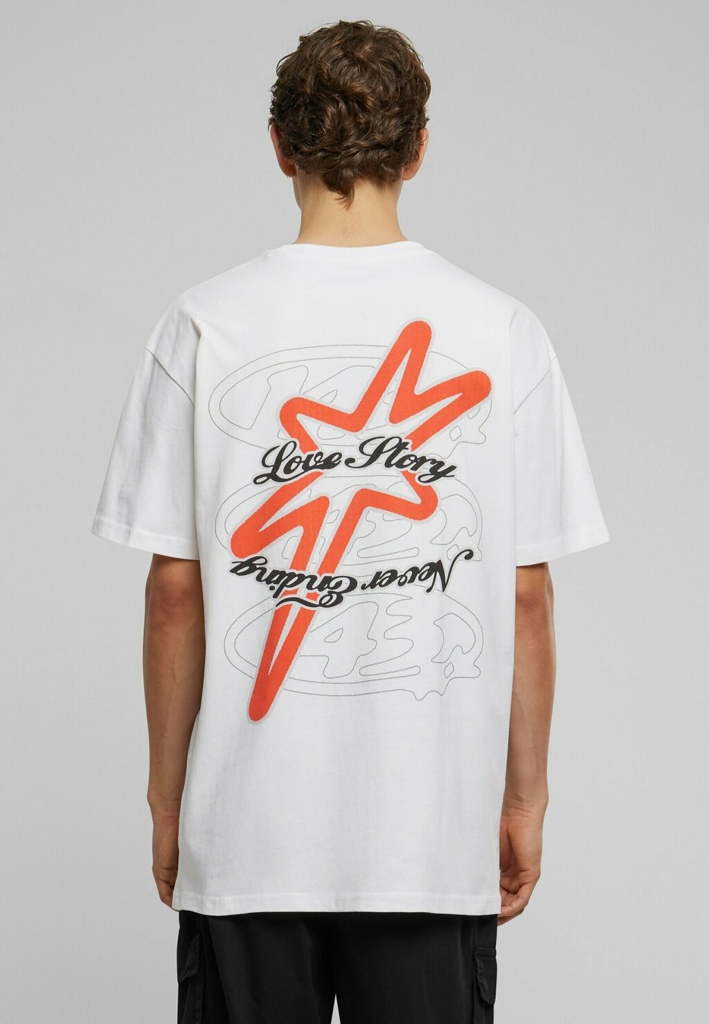 

Футболка с принтом NEVER ENDING HEAVY Upscale by Mister Tee, цвет white
