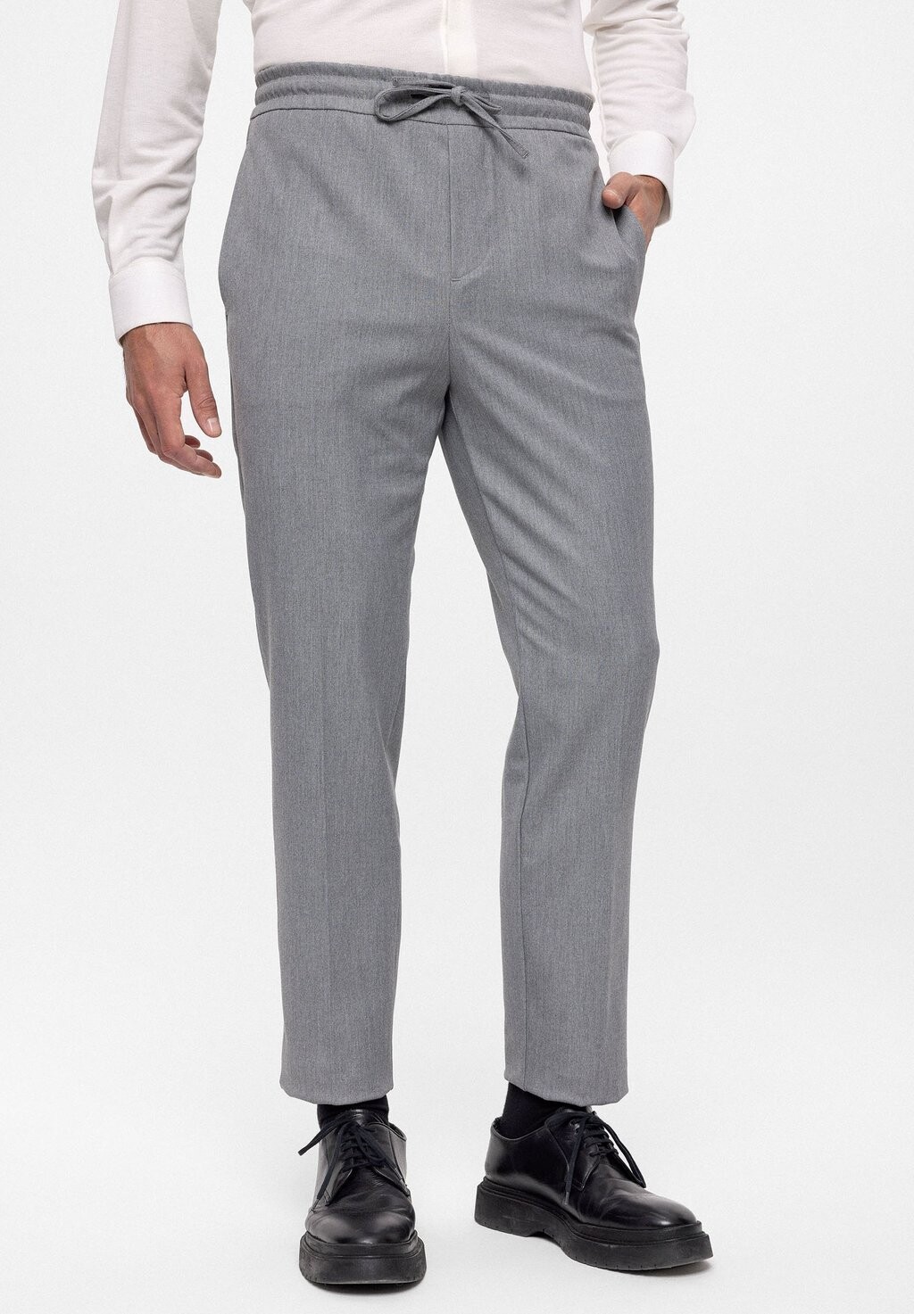 

Брюки High Waist Relax Fit Antioch, цвет light grey