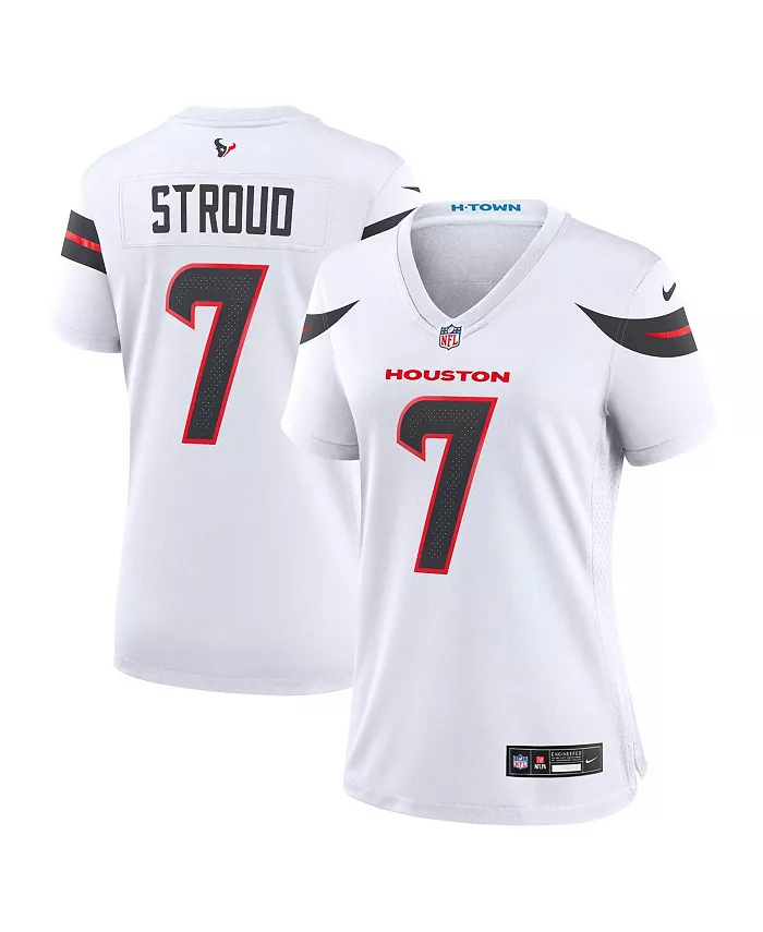 

Женская запасная игровая майка CJ Stroud Houston Texans Nike, белый