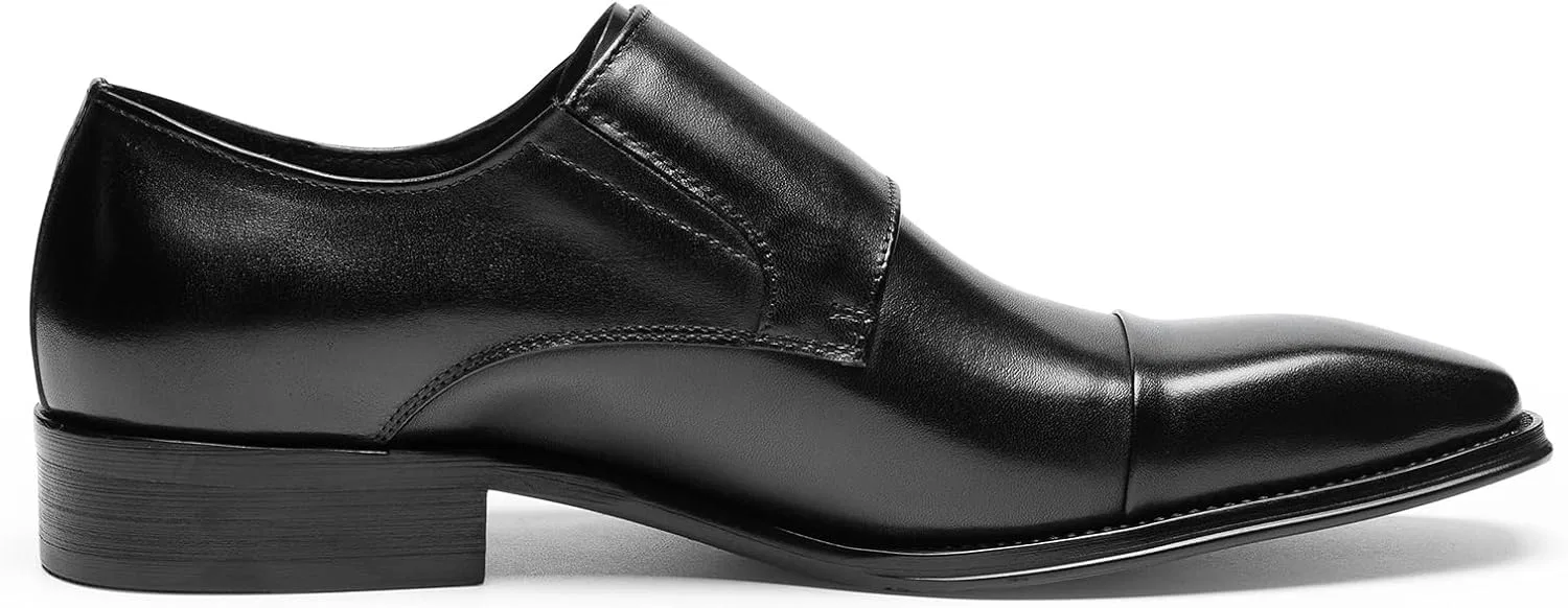Лоферы мужские из натуральной кожи, Black FIAVOM — фото 4