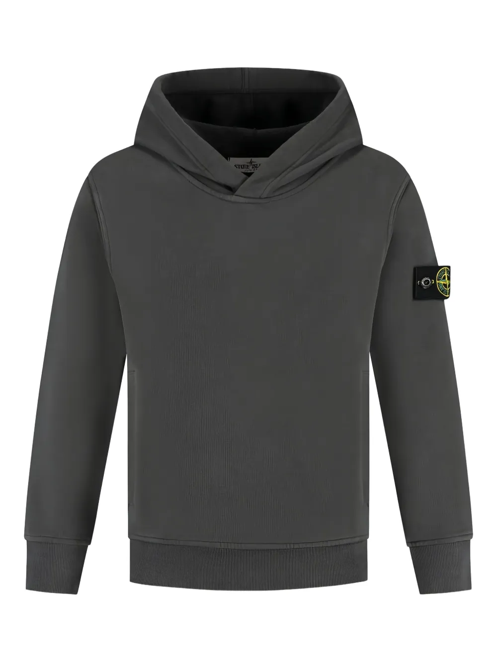

Худи с нашивкой в виде компаса Stone Island Junior, серый