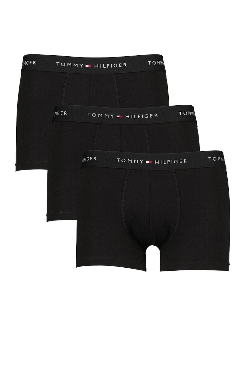 

Боксеры с логотипом - 3 пары Tommy Hilfiger, черный