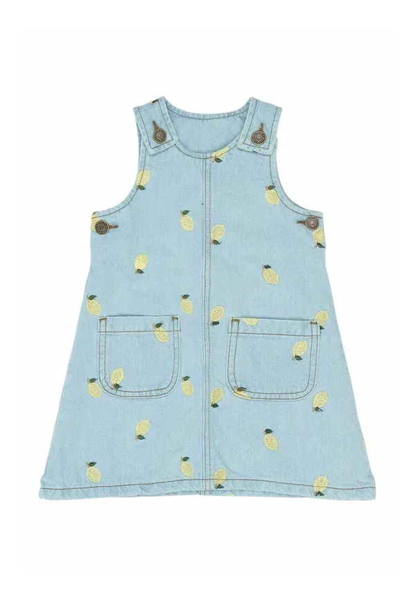 Платье джинсовое Saja s l denim dress The New Siblings, светло-голубой деним — фото 2