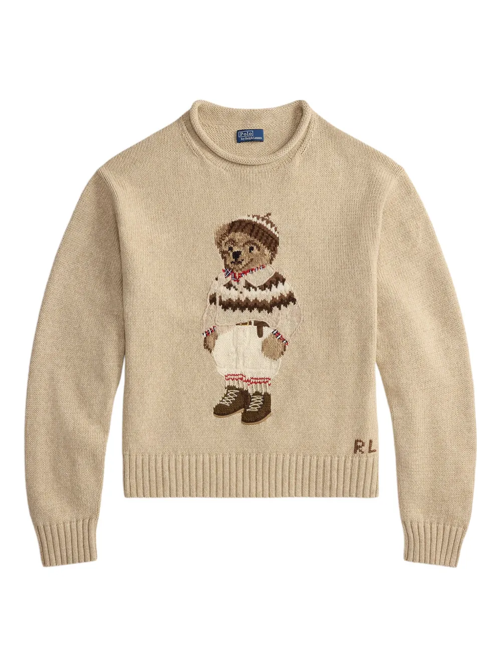 

Джемпер с вышивкой POLO RALPH LAUREN, нейтральный