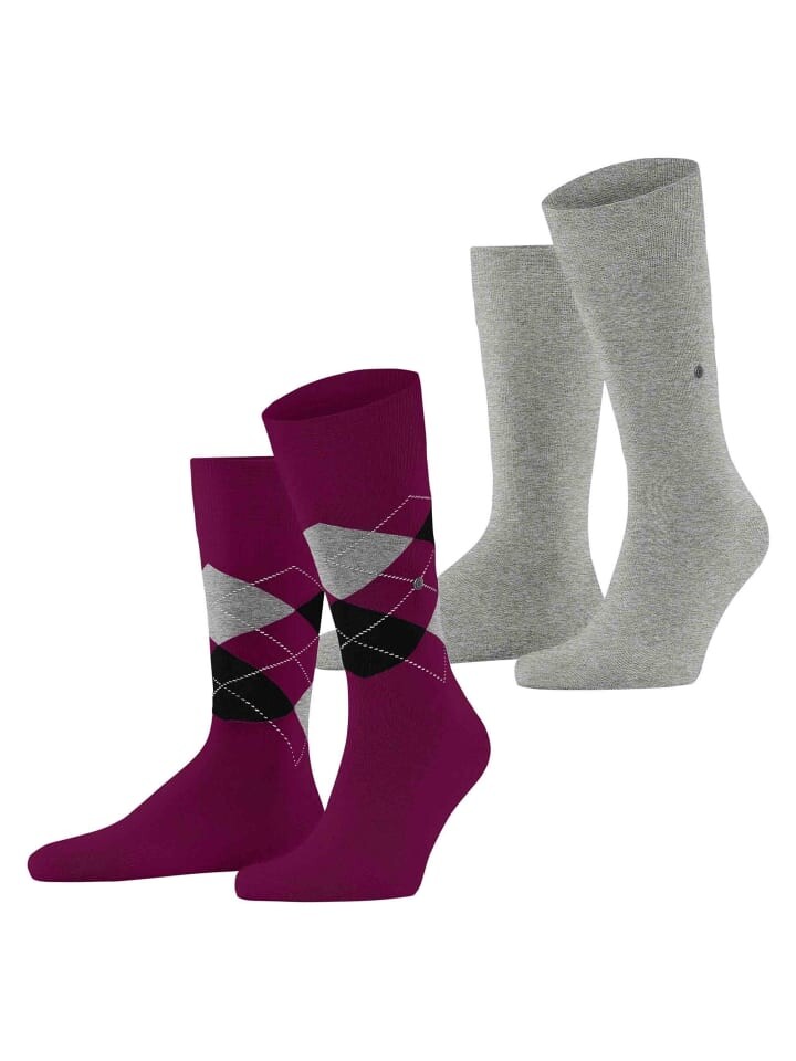 

Носки Burlington 2er Pack, цвет beere/grau