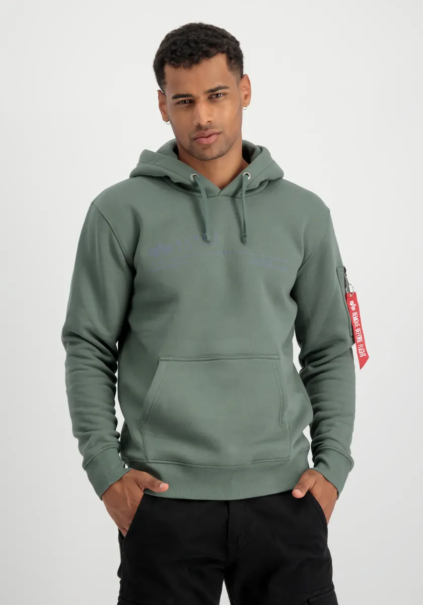 

Толстовка Alpha Industries " Alpha Industries Мужчины - Толстовки AI Reflective Hoody", зеленый