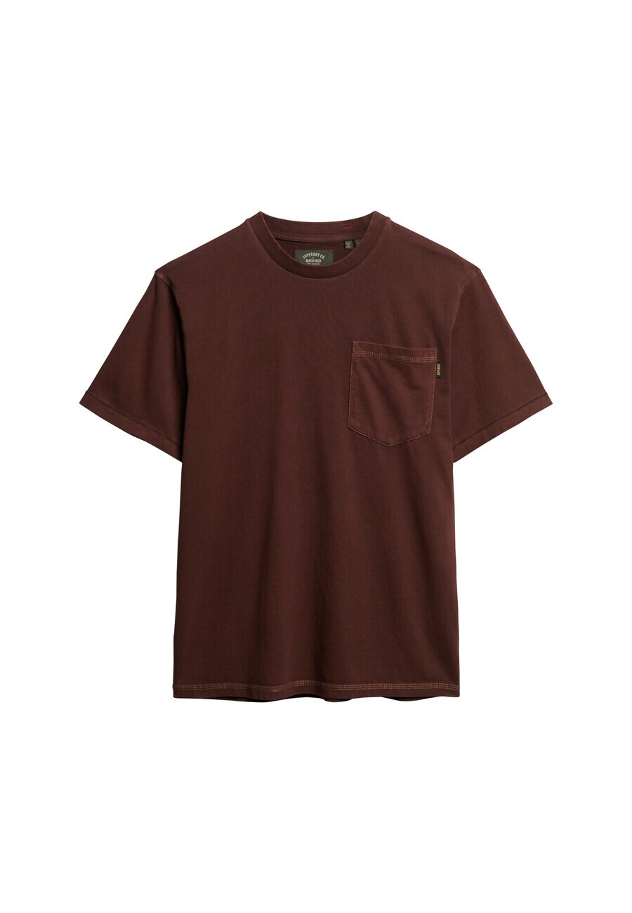 

Классическая футболка Superdry Shirt, бордо