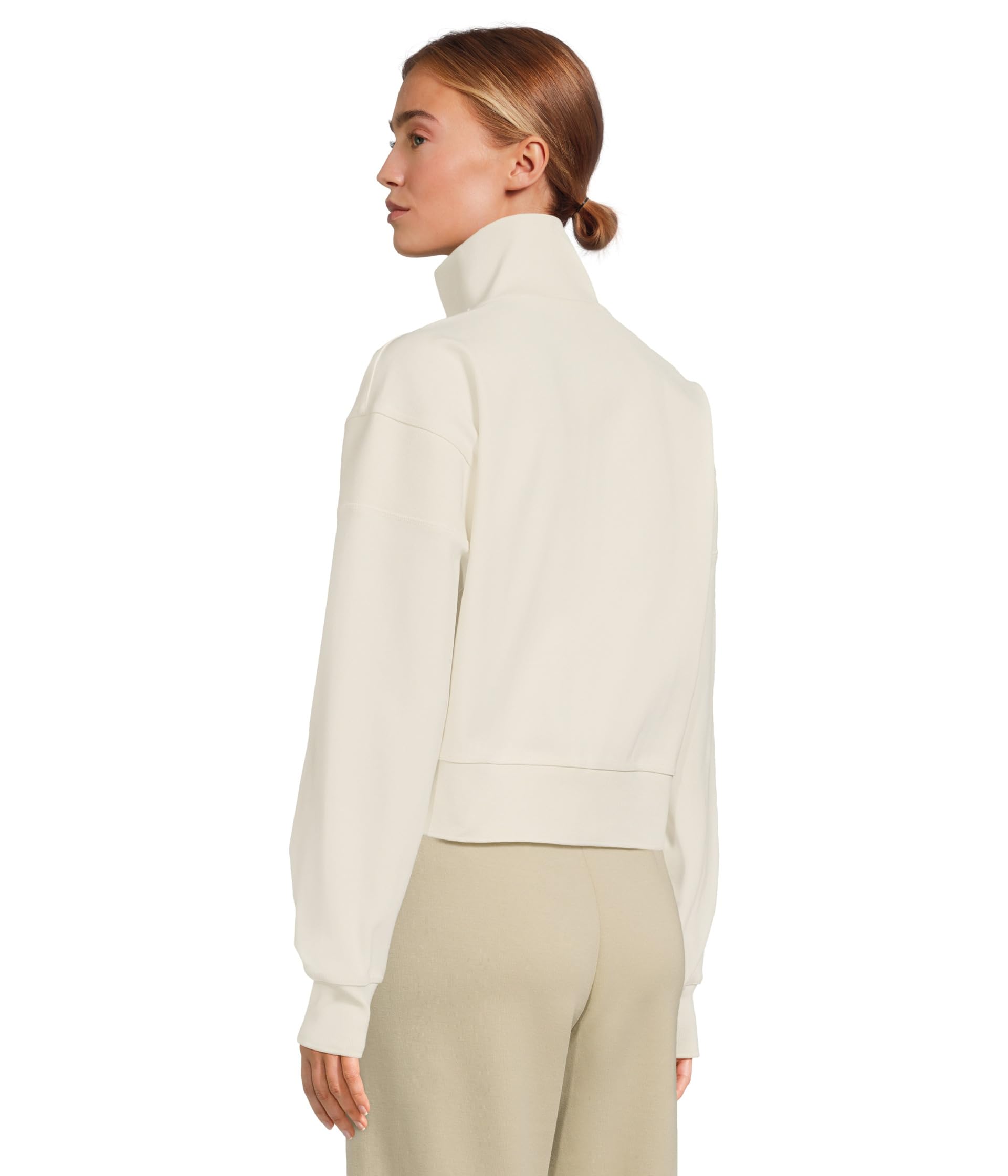 Топ adidas by Stella McCartney Knitted Tracktop JX9109, цвет Almond Milk/SMC — фото 3
