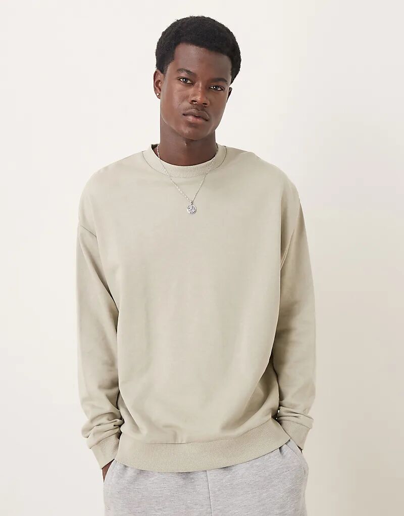 

Толстовка ASOS DESIGN цвета «камень»