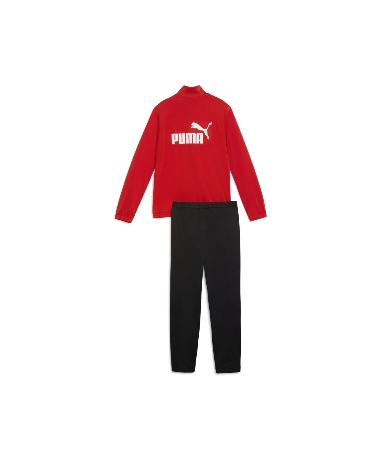Костюм спортивный PUMA Poly Suit для мальчиков, комплект из куртки и брюк, 120-160 см, красный — фото 4