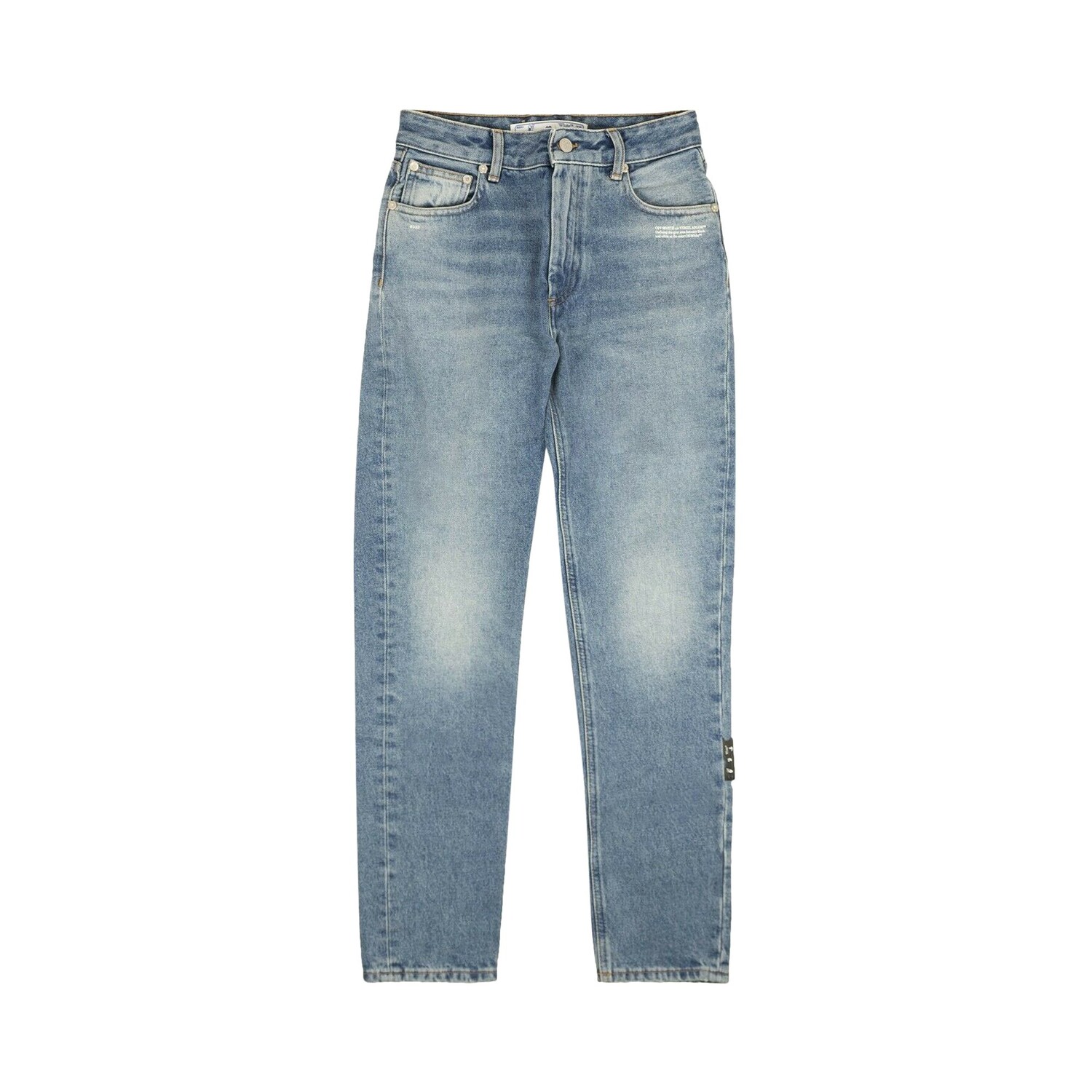 

Прямые джинсы Off-White Denim Blue Denim