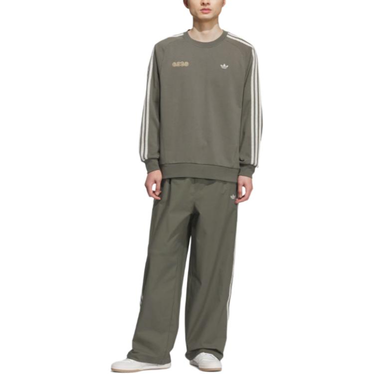 Брюки TOC FW25 спортивные мужские Adidas Originals, оливковый — фото 3