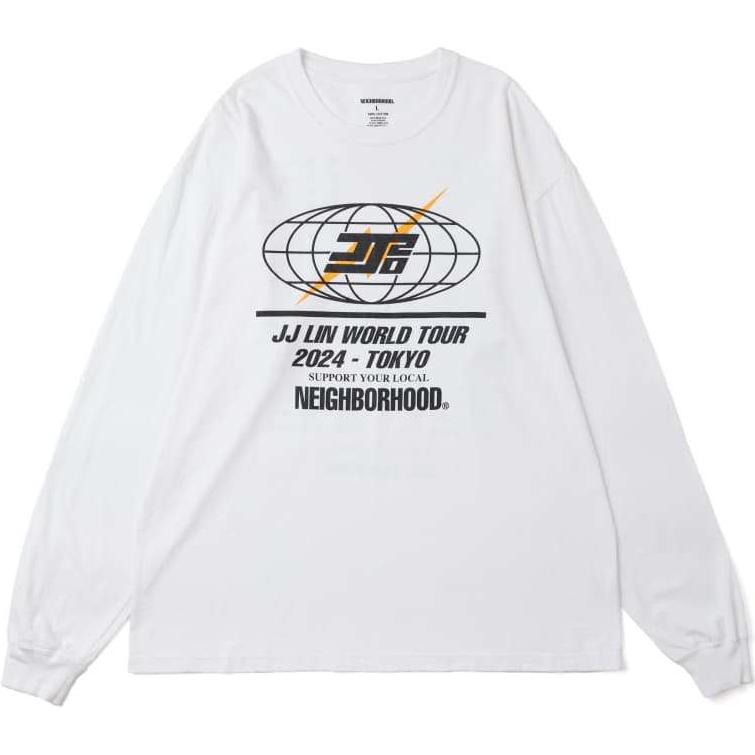 

JJ20 Jay Chou 20-летие совместной коллекции футболка Unisex NEIGHBORHOOD, белый