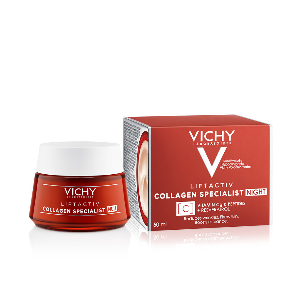 Крем для лица Vichy Laboratoires — Против морщин Liftactiv collagen specialist nuit, 50 мл — фото 2