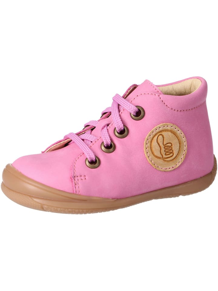 

Däumling Первые прогулочные туфли Петры розового цвета