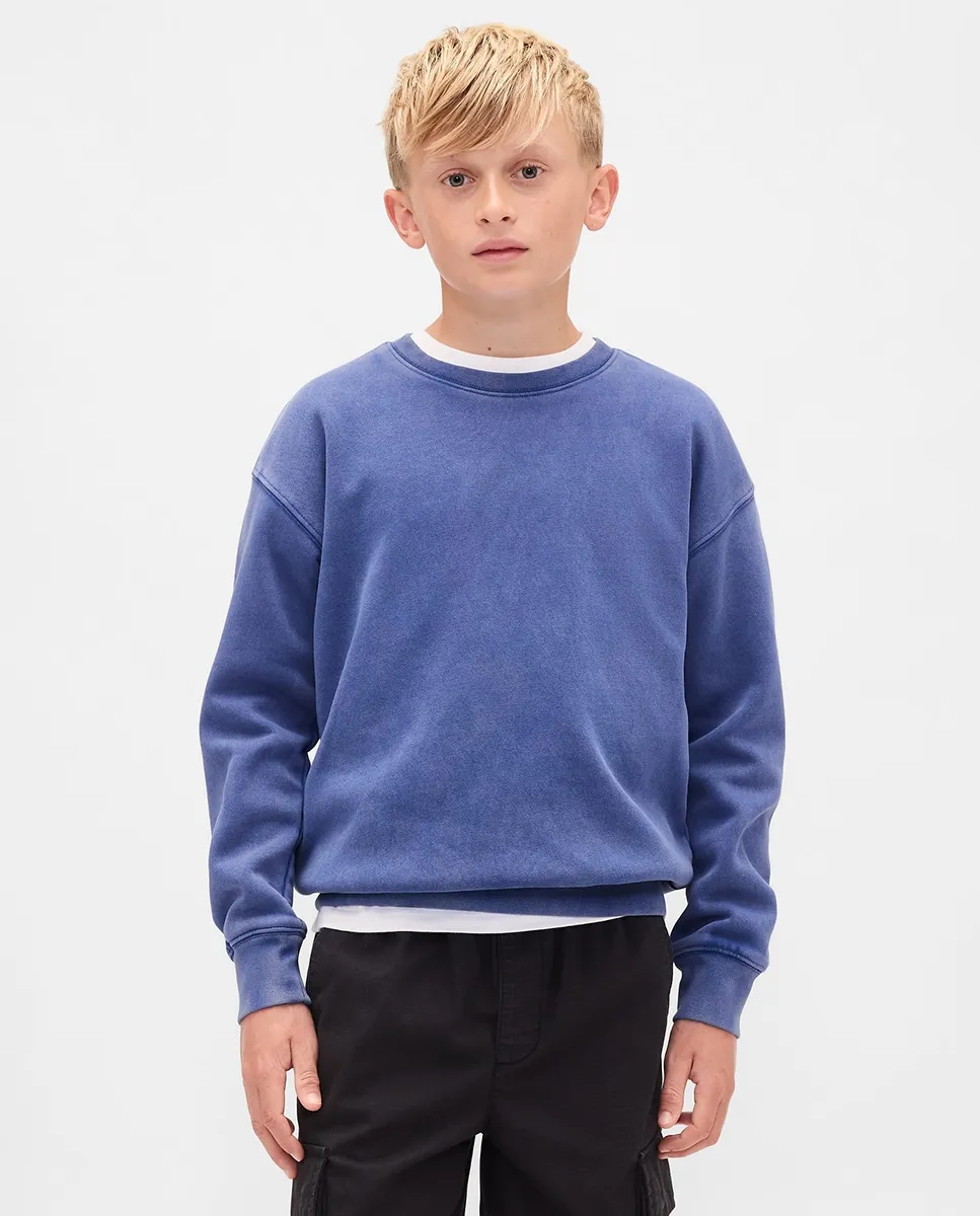 

Детская толстовка без капюшона Gap, синий