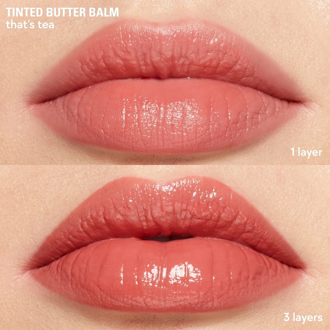 Бальзам для губ tinted butter balm 420 moving on Kylie Cosmetics, nr. 211 - that's tea, вес 2.4 гр. — фото 4