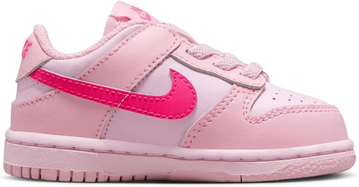 Кроссовки детские Nike Dunk Low, Medium Soft Pink/Pink Foam — фото 2